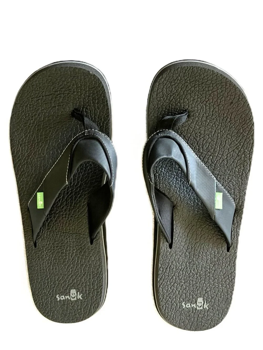 Sanuk Beer Cozy 2 Men’s Size 13 Flip Flops Sandals - Black